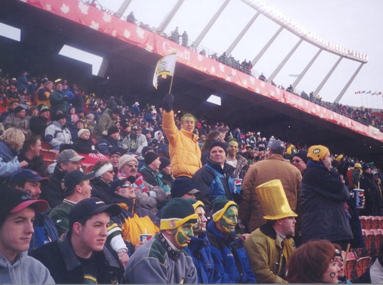 Us at the Grey Cup 2002!